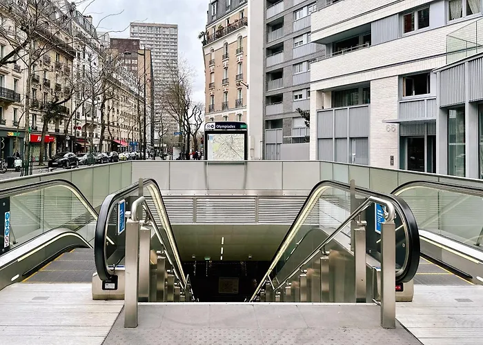 Paris Center 2 Rooms Appt Metro 14 Olympiades